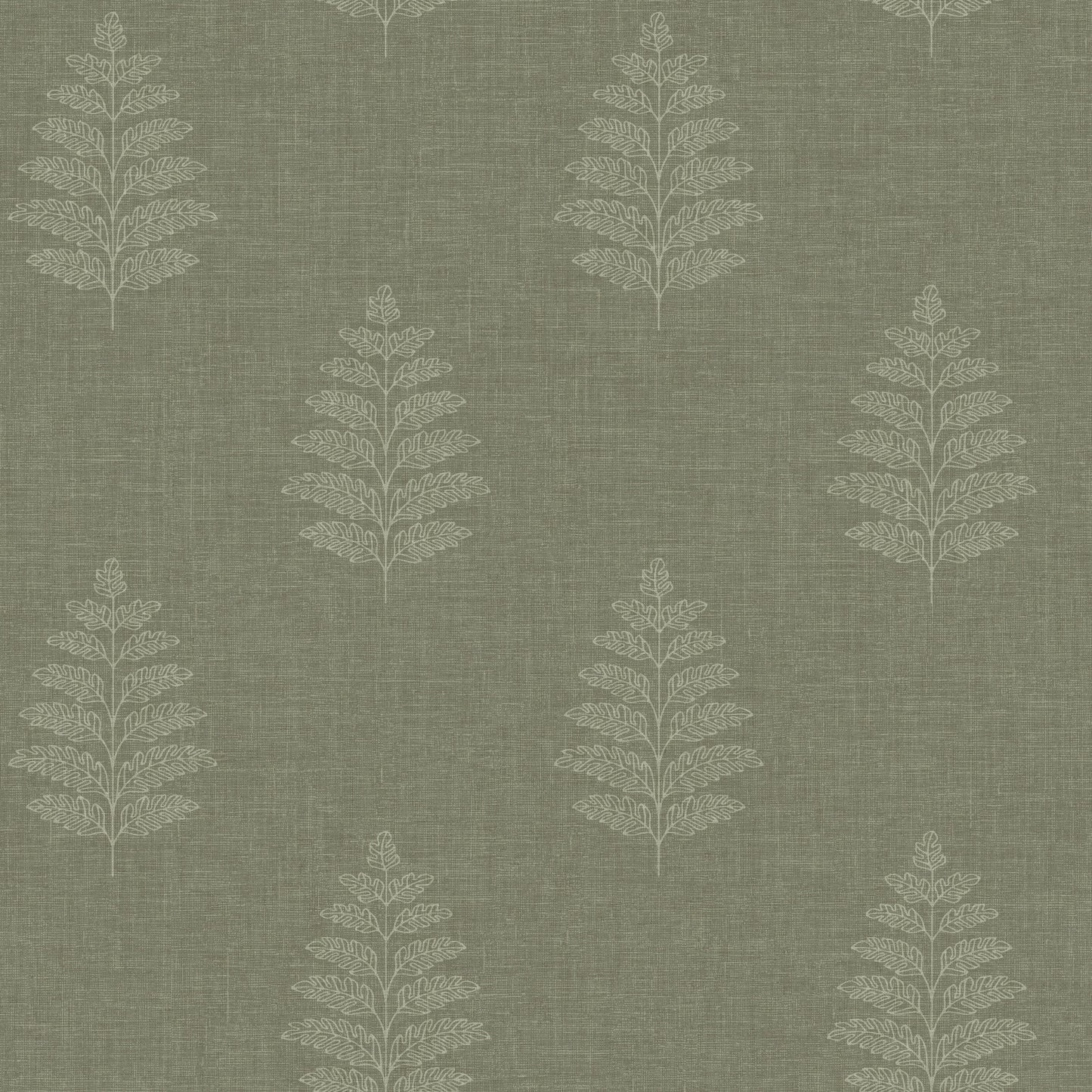 York Wallcoverings Chesapeake Frond Dark Green Leaf Wallpaper Botanical Farmhouse Dark Green  Wallpaper - 4169-83126