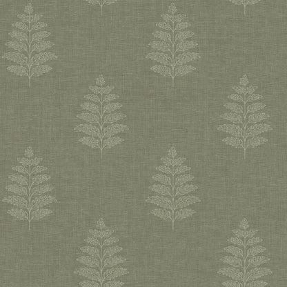 York Wallcoverings Chesapeake Frond Dark Green Leaf Wallpaper Botanical Farmhouse Dark Green  Wallpaper - 4169-83126