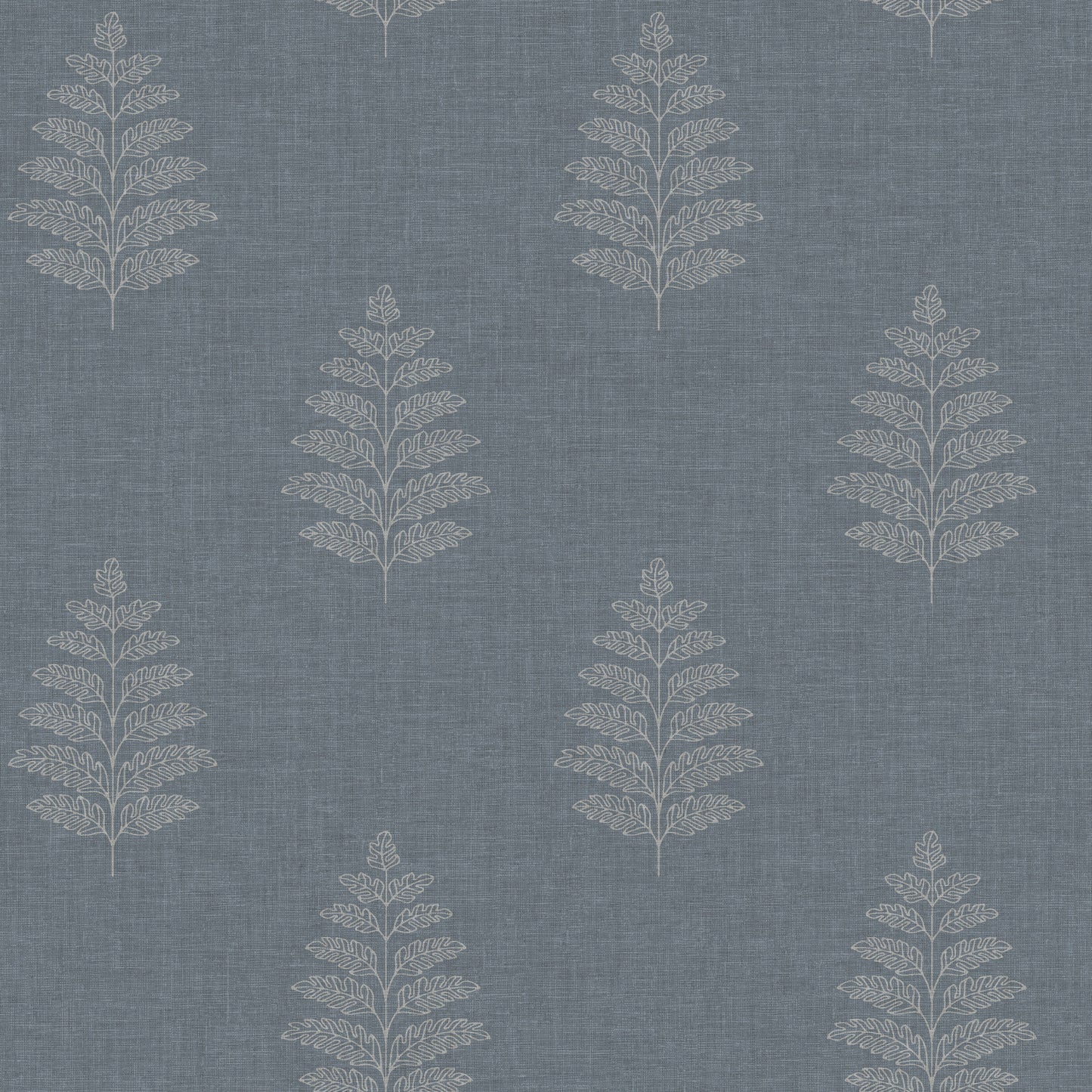 York Wallcoverings Chesapeake Frond Denim Leaf Wallpaper Botanical Farmhouse Denim  Wallpaper - 4169-83127