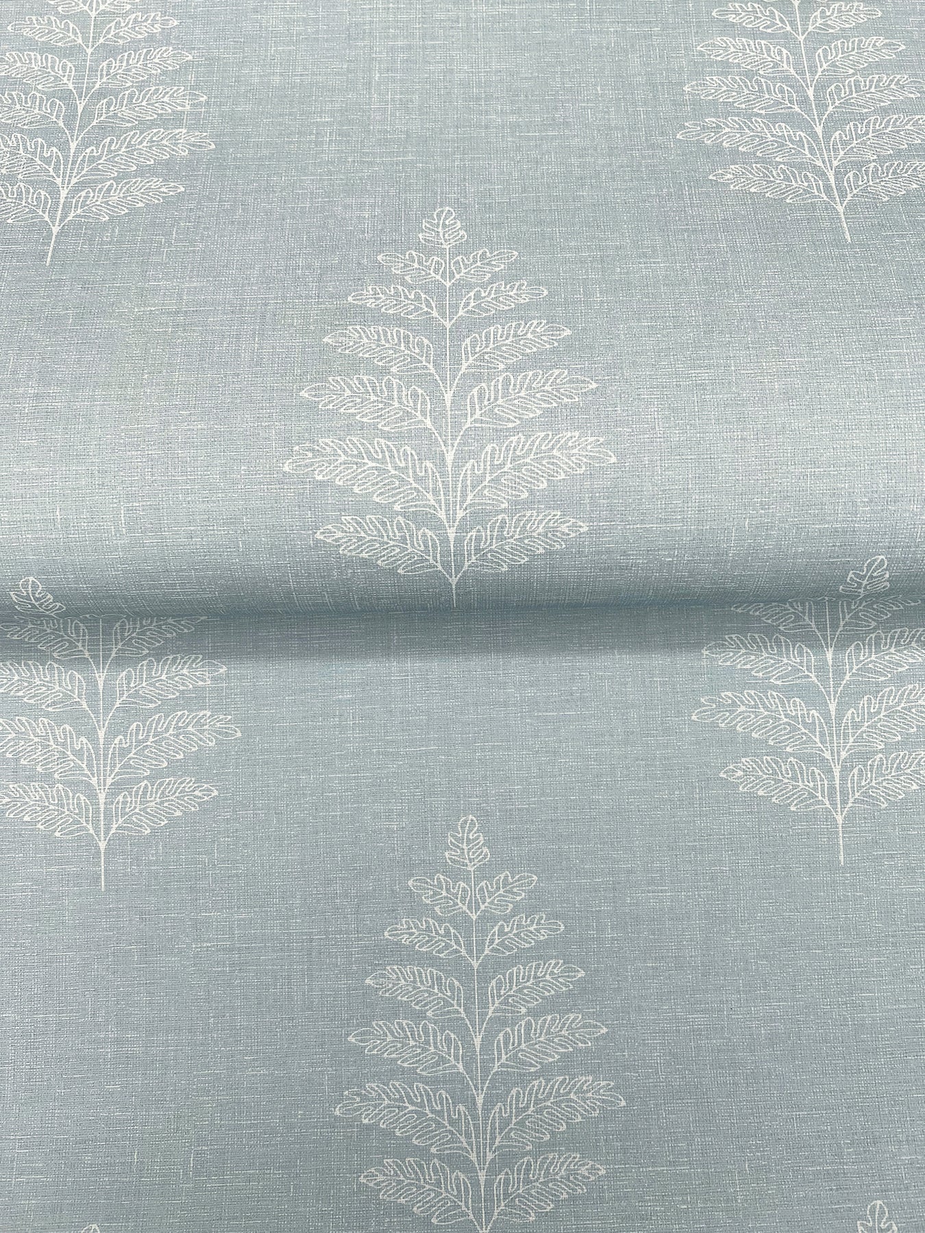 York Wallcoverings Chesapeake Frond Light Blue Leaf Wallpaper Botanical Farmhouse Light Blue  Wallpaper - 4169-83130