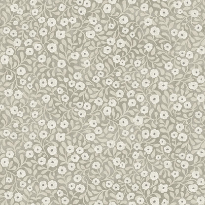 York Wallcoverings Chesapeake Poppy Trail Grey Floral Wallpaper Botanical Farmhouse Grey  Wallpaper - 4169-83131