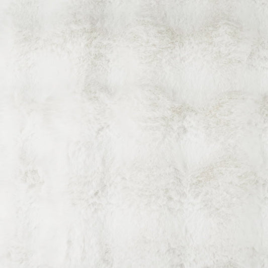 D.V. KAP HOME 4169-C-YARD Affair Fabric - Cloud Faux Fur, Solid  White   - Affair