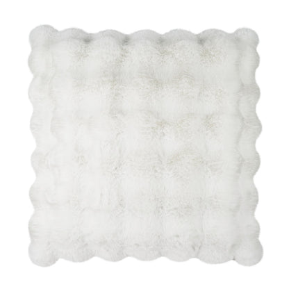 D.V. KAP HOME   24" x 24" Affair Pillow - Cloud Faux Fur, Solid    - 4169-C-2424