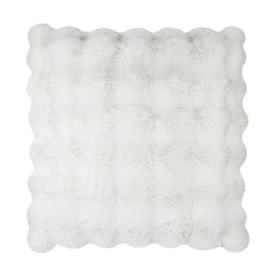 D.V. KAP HOME   24" x 24" Affair Pillow - Cloud Faux Fur, Solid    - 4169-C-2424
