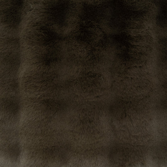 D.V. KAP HOME 4169-E-YARD Affair Fabric - Espresso Faux Fur, Solid     - Affair