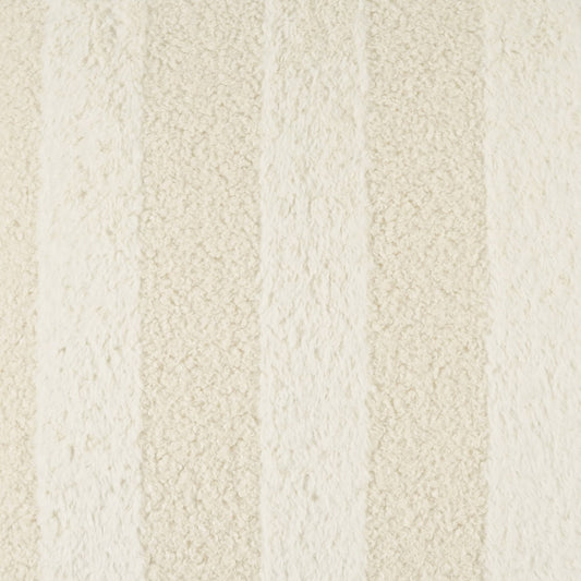 D.V. KAP HOME 4170-YARD Tamed Fabric Faux Fur, Stripes  Ivory   - Tamed