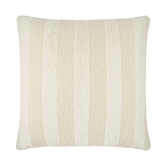 D.V. KAP HOME   24" x 24" Tamed Pillow Faux Fur, Stripes    - 4170-2424