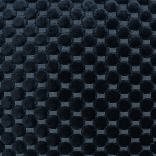 Charcoal fabric with uniform raised dot texture in a grid; soft, grip-friendly surface.