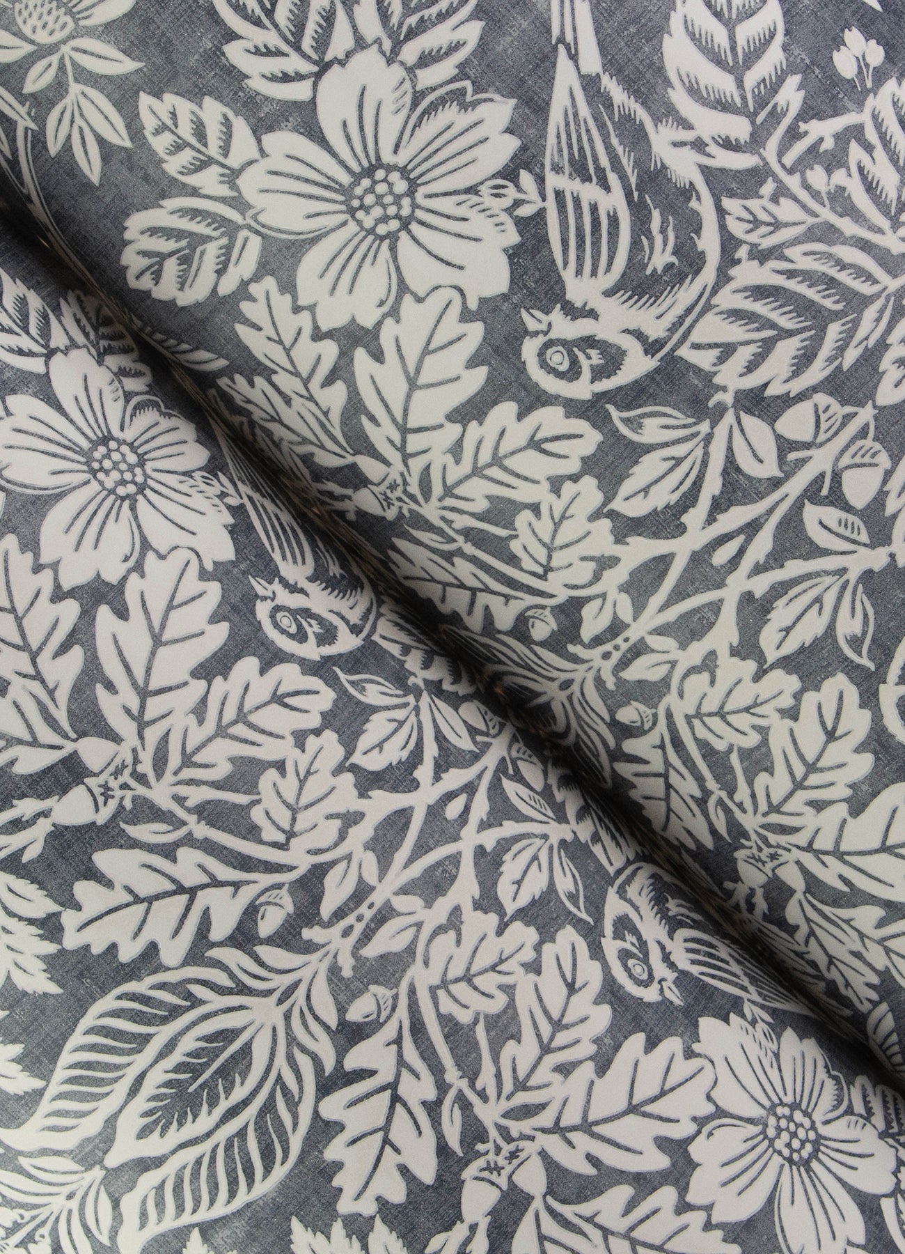 York Wallcoverings A-Street Prints Finch Blue Woodland Damask Wallpaper Animals Modern Blue  Wallpaper - 4173-27622