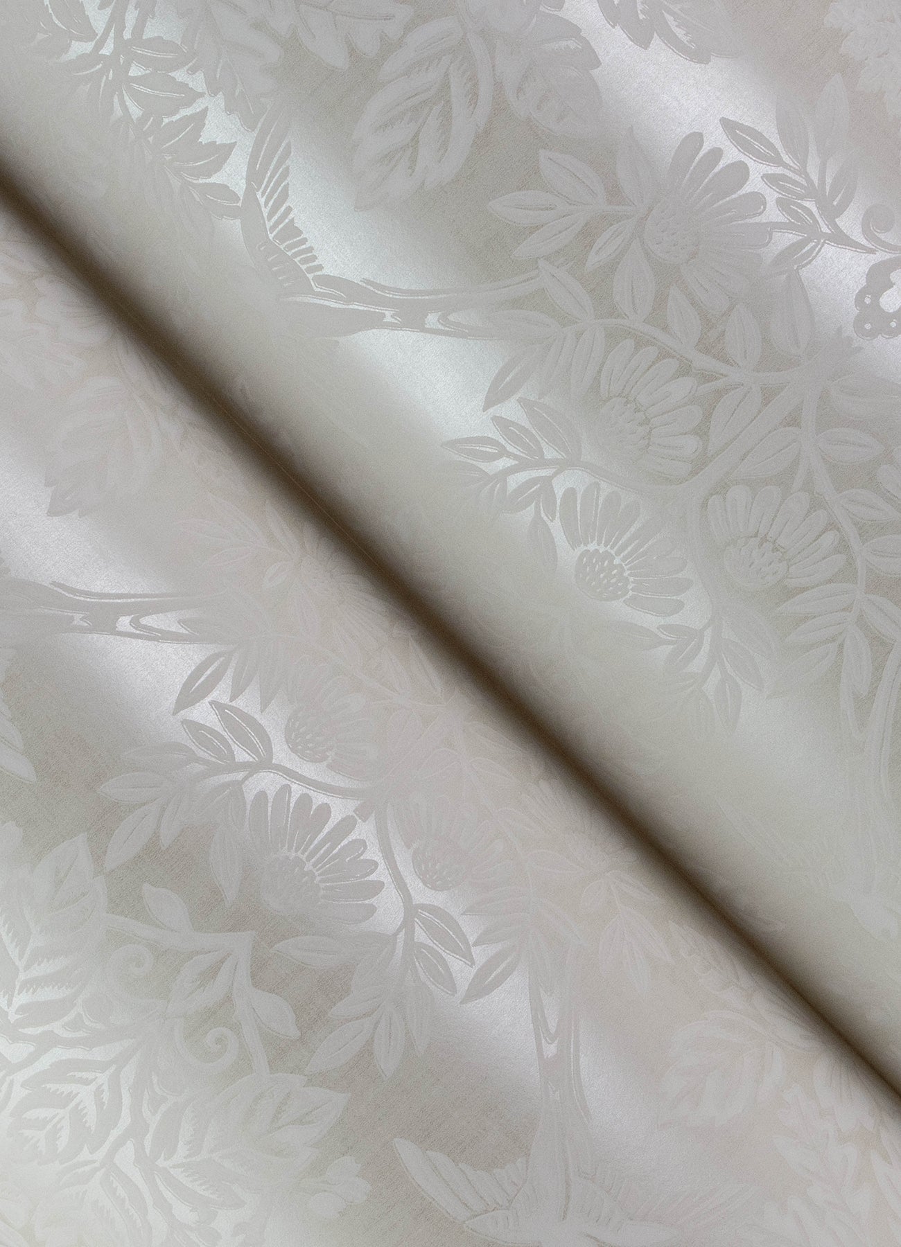 York Wallcoverings A-Street Prints Finch Ivory Woodland Damask Wallpaper Animals Modern Ivory  Wallpaper - 4173-27624