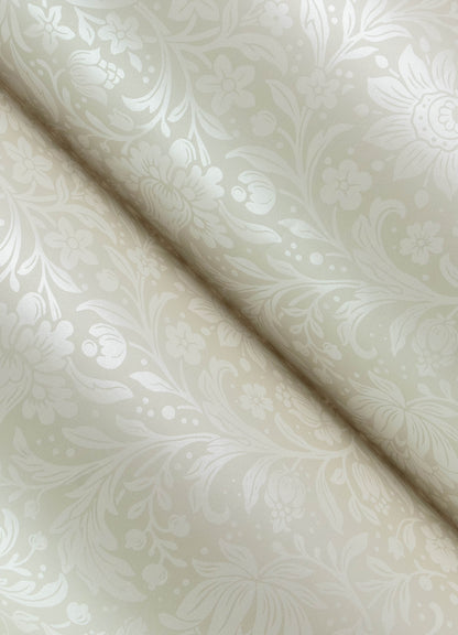 York Wallcoverings A-Street Prints Hague Ivory Floral Trail Wallpaper Botanical Traditional Ivory  Wallpaper - 4173-27629