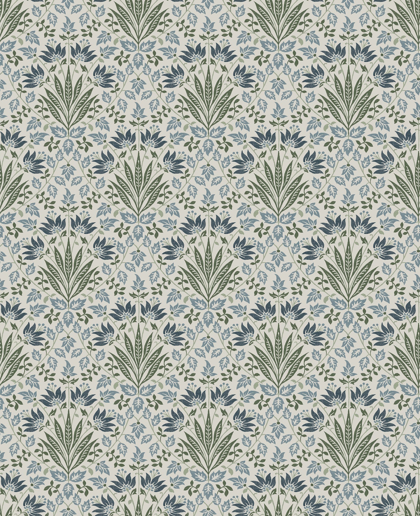 York Wallcoverings A-Street Prints Woodbury Blue Floral Damask Wallpaper Botanical Traditional Blue  Wallpaper - 4173-27632