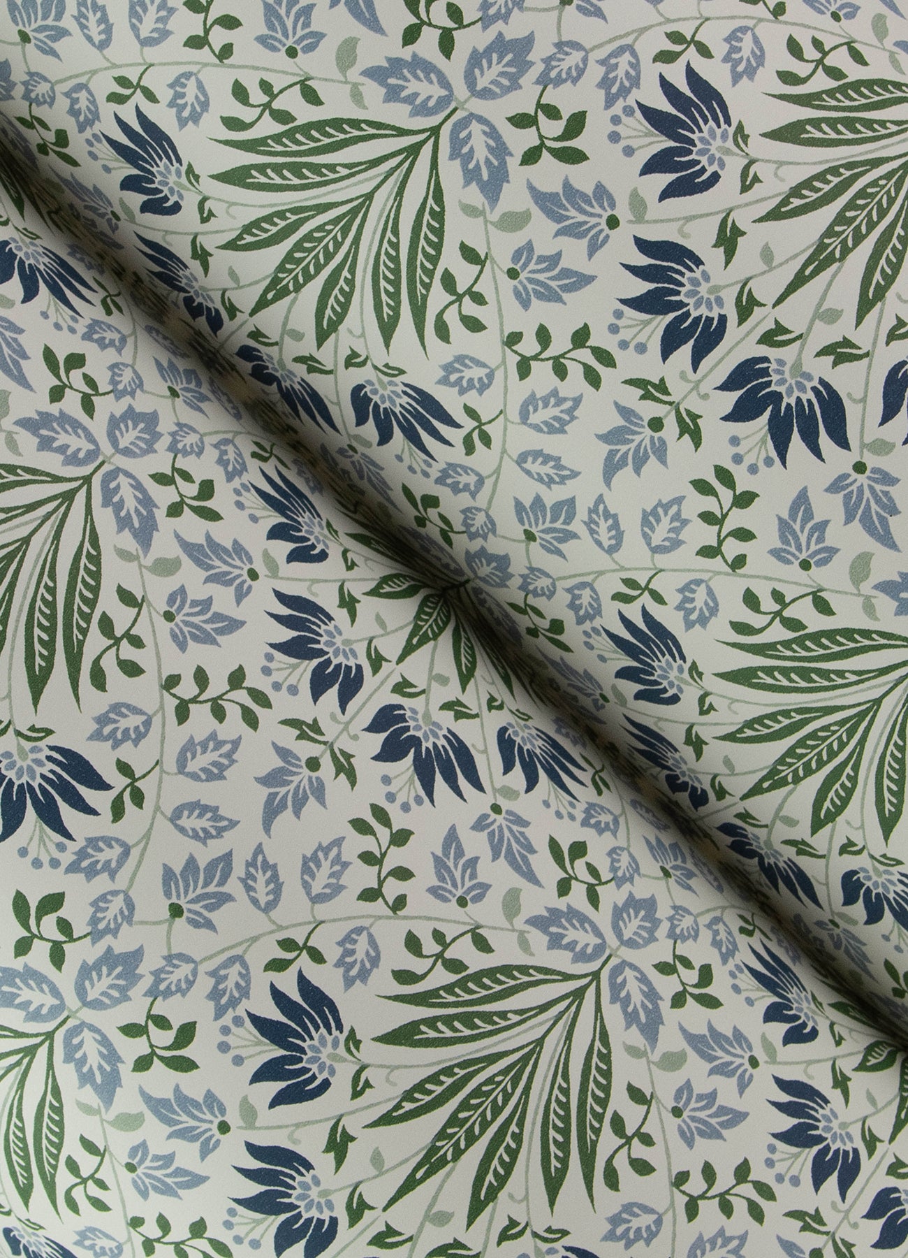 York Wallcoverings A-Street Prints Woodbury Blue Floral Damask Wallpaper Botanical Traditional Blue  Wallpaper - 4173-27632