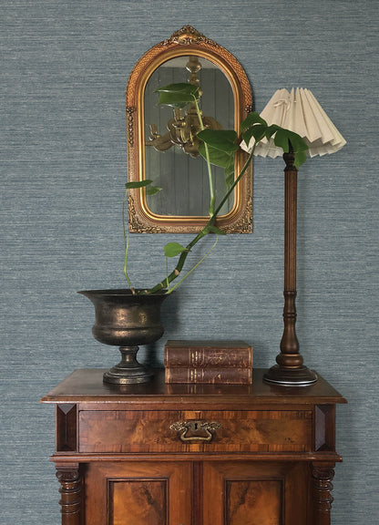 York Wallcoverings A-Street Prints Roderick Blue Textured Wallpaper Graphics Transitional Blue  Wallpaper - 4173-27648