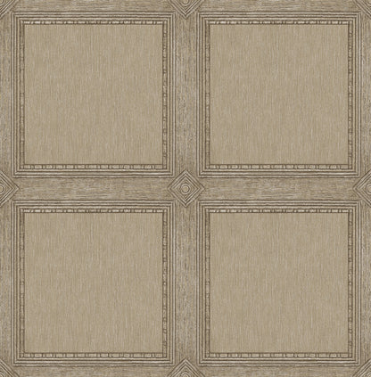 York Wallcoverings A-Street Prints Moorland Chestnut Wood Panel Wallpaper Graphics Traditional Chestnut  Wallpaper - 4173-27657
