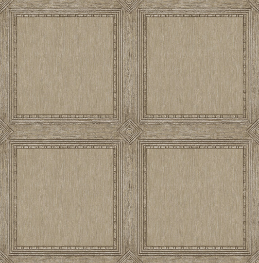 York Wallcoverings A-Street Prints Moorland Chestnut Wood Panel Wallpaper Graphics Traditional Chestnut  Wallpaper - 4173-27657