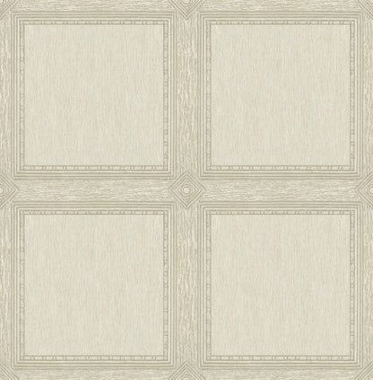 York Wallcoverings A-Street Prints Moorland Ivory Wood Panel Wallpaper Graphics Traditional Ivory  Wallpaper - 4173-27658