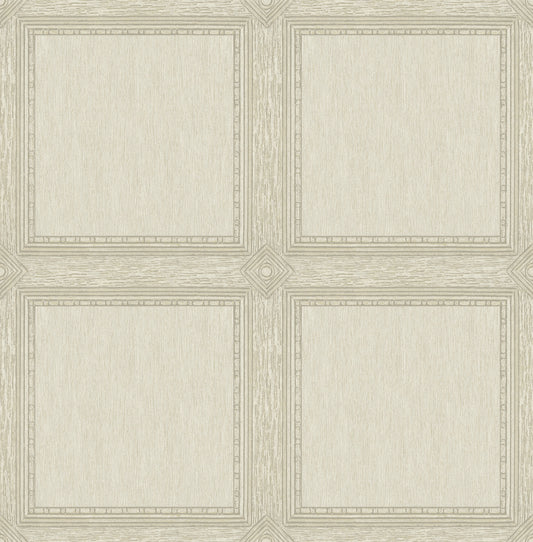York Wallcoverings A-Street Prints Moorland Ivory Wood Panel Wallpaper Graphics Traditional Ivory  Wallpaper - 4173-27658