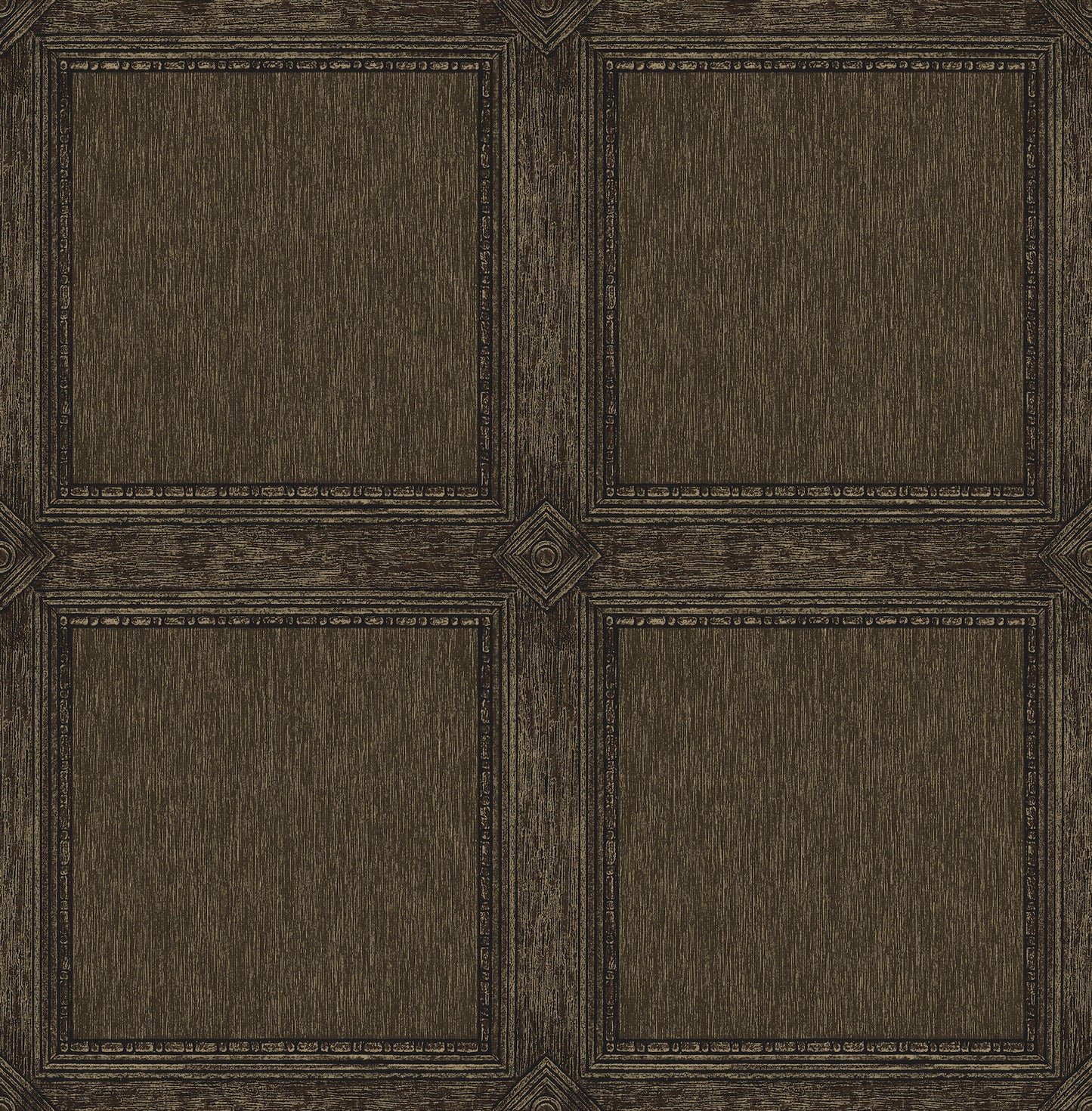 York Wallcoverings A-Street Prints Moorland Dark Brown Wood Panel Wallpaper Graphics Traditional Dark Brown  Wallpaper - 4173-27659