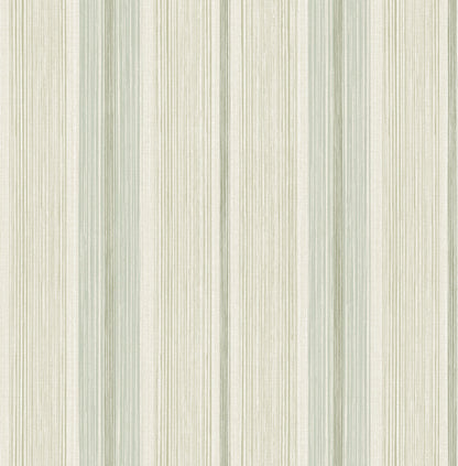 York Wallcoverings A-Street Prints Ames Seafoam Linen Stripe Wallpaper Graphics Transitional Seafoam  Wallpaper - 4173-27664