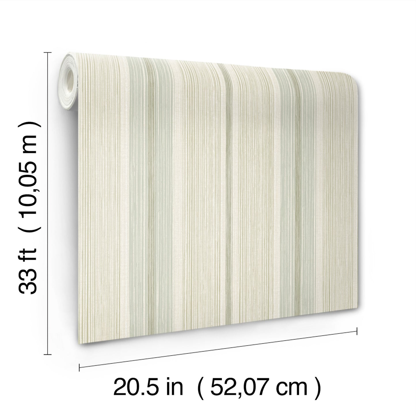 York Wallcoverings A-Street Prints Ames Seafoam Linen Stripe Wallpaper Graphics Transitional Seafoam  Wallpaper - 4173-27664