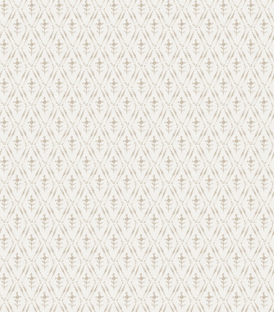 York Wallcoverings A-Street Prints Tillie Taupe Diamond Floral Wallpaper Graphics Transitional Taupe  Wallpaper - 4173-27673