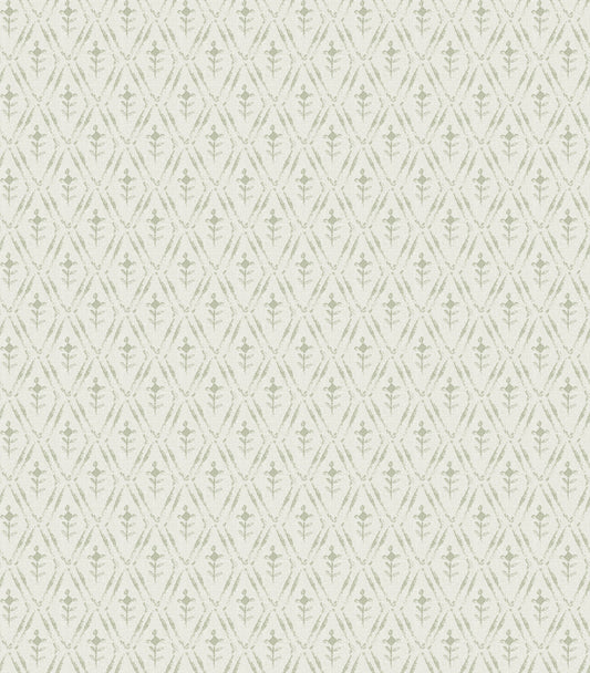 York Wallcoverings A-Street Prints Tillie Sage Diamond Floral Wallpaper Graphics Transitional Sage  Wallpaper - 4173-27674