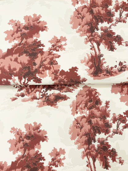 York Wallcoverings A-Street Prints Sainsbury Ruby Forest Wallpaper Botanical Traditional Ruby  Wallpaper - 4173-82106