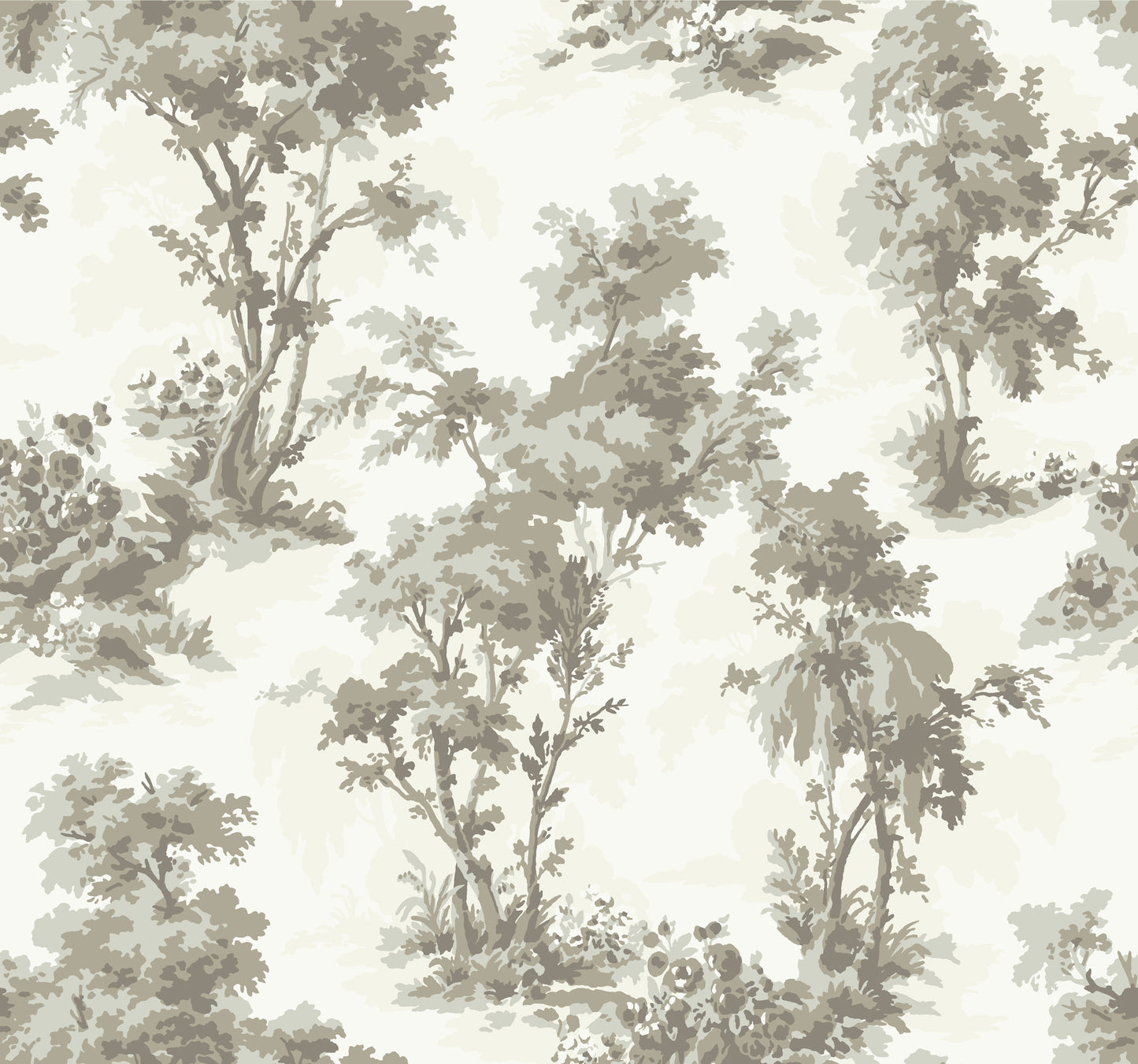 York Wallcoverings A-Street Prints Sainsbury Slate Forest Wallpaper Botanical Traditional Slate  Wallpaper - 4173-82107
