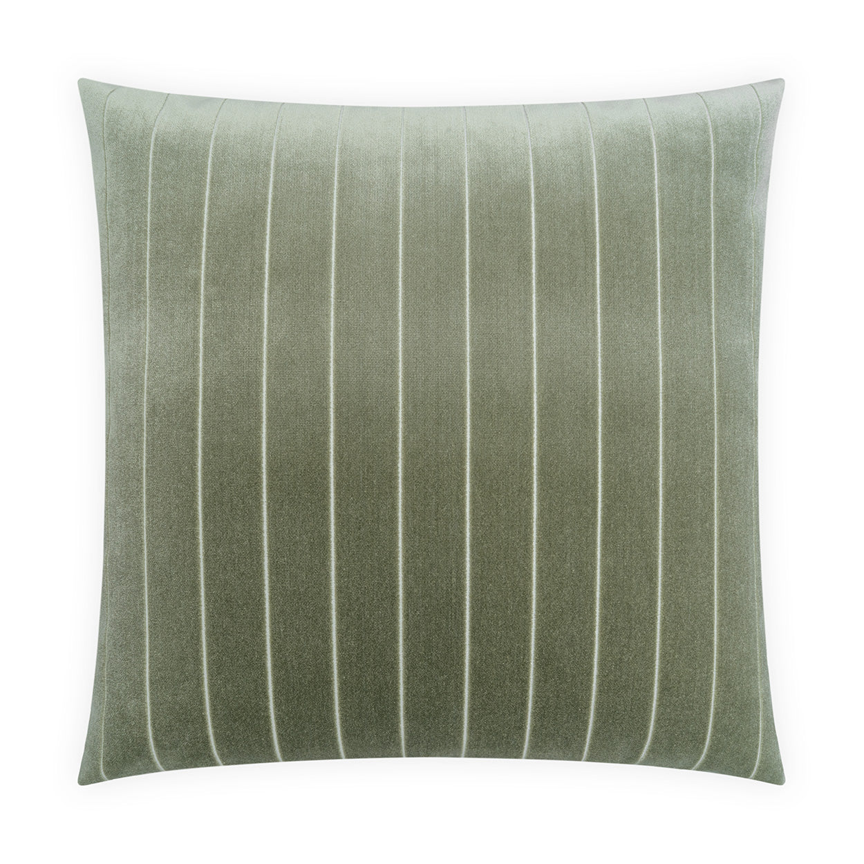 D.V. KAP HOME   24" x 24" Bizete Pillow - Sage Stripes    - 4173-S-2424