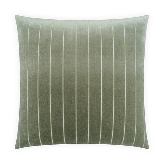 D.V. KAP HOME   24" x 24" Bizete Pillow - Sage Stripes    - 4173-S-2424
