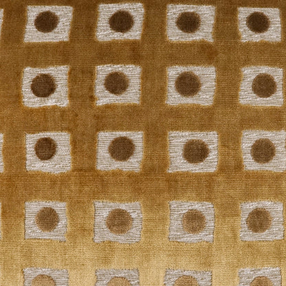 D.V. KAP HOME   24" x 24" Domino Pillow - Topaz Circular - Dots    - 4175-T-2424