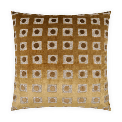 D.V. KAP HOME   24" x 24" Domino Pillow - Topaz Circular - Dots    - 4175-T-2424