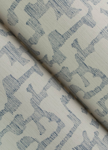 York Wallcoverings A-Street Prints Cipher Blue Geometric Faux Grasscloth Wallpaper Abstract Modern Blue  Wallpaper - 4177-27701