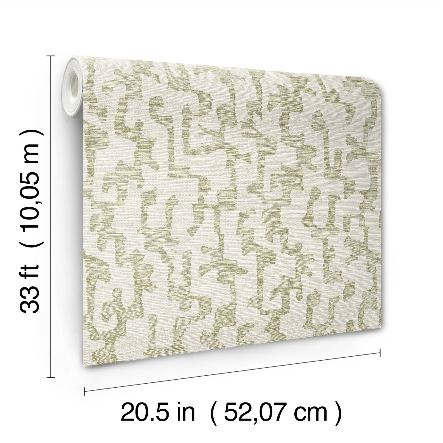 York Wallcoverings A-Street Prints Cipher Moss Geometric Faux Grasscloth Wallpaper Abstract Modern Moss  Wallpaper - 4177-27702