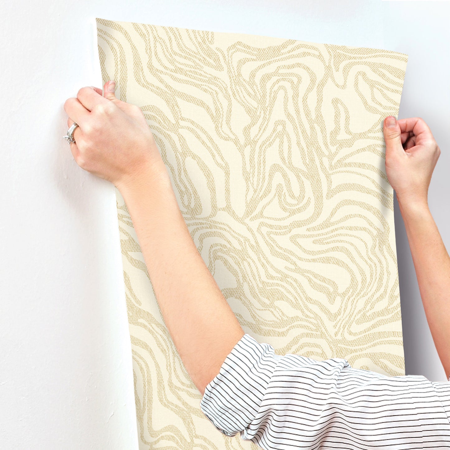 York Wallcoverings A-Street Prints Massar Gold Modern Marbled Wallpaper Abstract Glam Gold  Wallpaper - 4177-27705