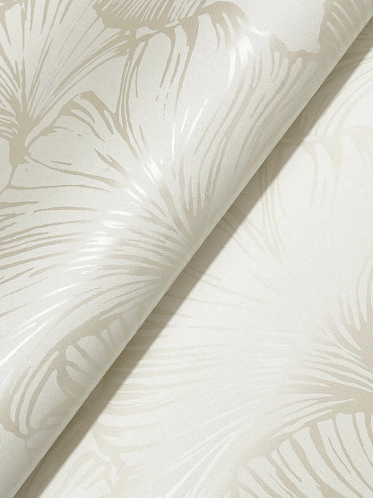 York Wallcoverings A-Street Prints Kyoto Pearl Ginkgo Leaf Wallpaper Botanical Modern Pearl  Wallpaper - 4177-27711