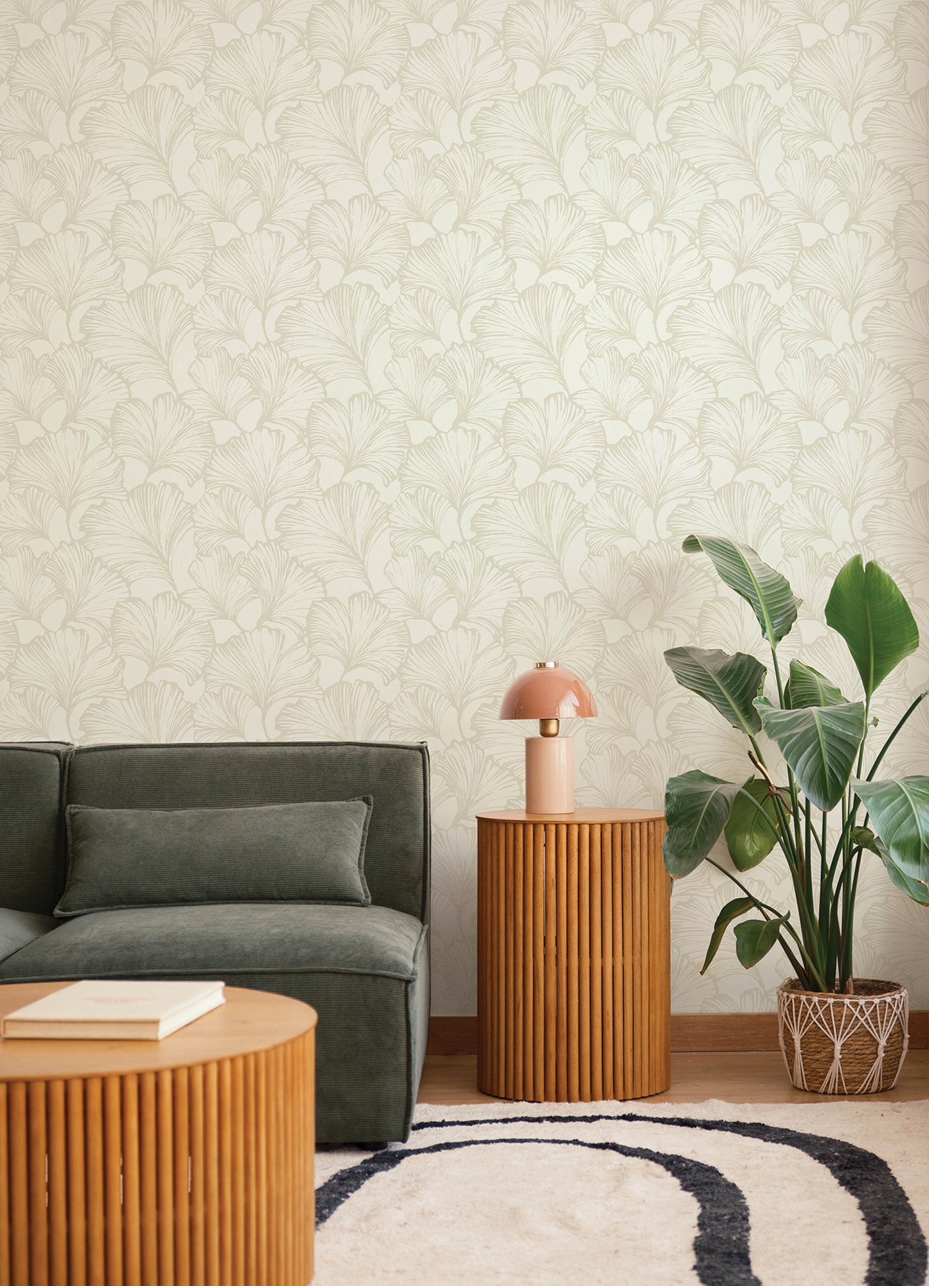 York Wallcoverings A-Street Prints Kyoto Pearl Ginkgo Leaf Wallpaper Botanical Modern Pearl  Wallpaper - 4177-27711