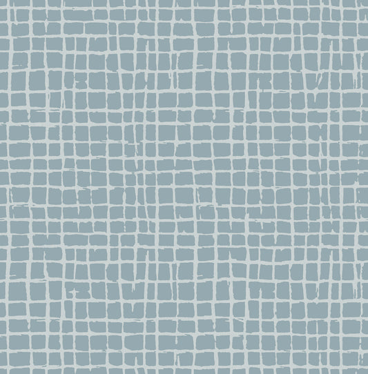 York Wallcoverings A-Street Prints Albin Sky Blue Gridline Wallpaper Graphics Modern Sky Blue  Wallpaper - 4177-27715