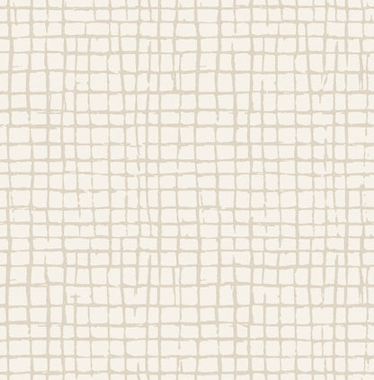 York Wallcoverings A-Street Prints Albin Beige Gridline Wallpaper Graphics Modern Beige  Wallpaper - 4177-27716