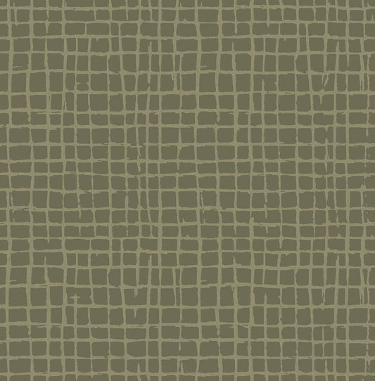 York Wallcoverings A-Street Prints Albin Moss Gridline Wallpaper Graphics Modern Moss  Wallpaper - 4177-27718