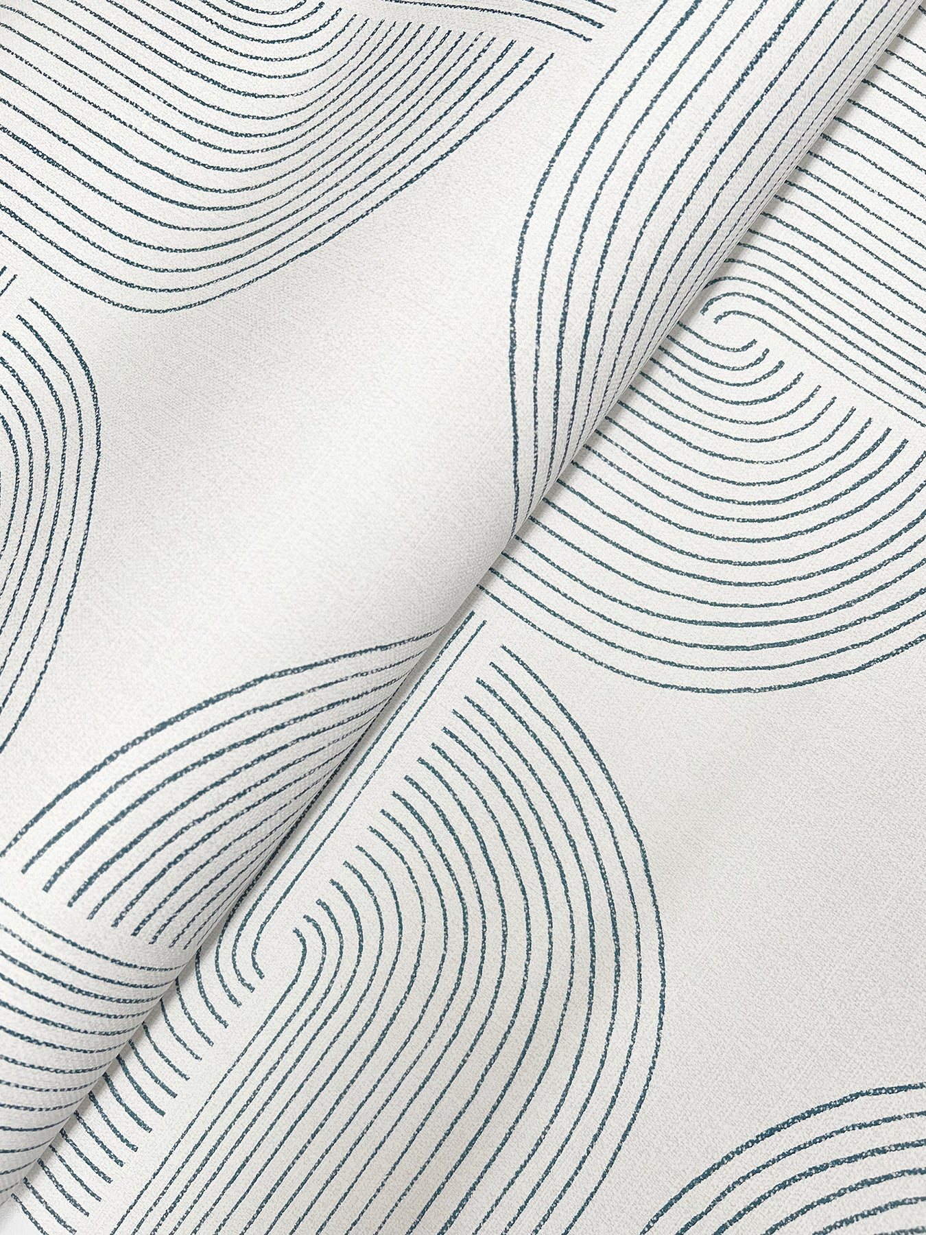 York Wallcoverings A-Street Prints Savoye Dark Blue Spiral Arches Wallpaper Graphics Retro Dark Blue  Wallpaper - 4177-27723