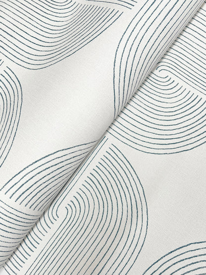 York Wallcoverings A-Street Prints Savoye Dark Blue Spiral Arches Wallpaper Graphics Retro Dark Blue  Wallpaper - 4177-27723