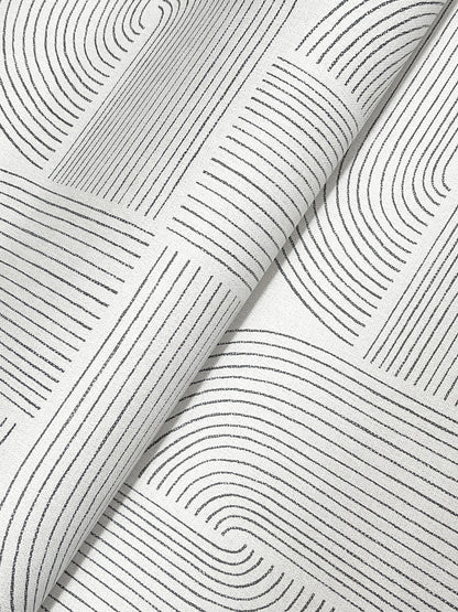 York Wallcoverings A-Street Prints Savoye Black Spiral Arches Wallpaper Graphics Retro Black  Wallpaper - 4177-27725