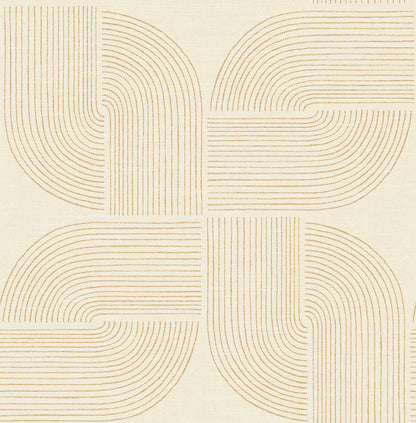 York Wallcoverings A-Street Prints Savoye Wheat Spiral Arches Wallpaper Graphics Retro Wheat  Wallpaper - 4177-27726