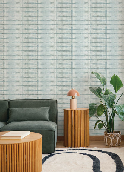 York Wallcoverings A-Street Prints Modulus Denim Geometric Stripe Wallpaper Graphics Modern Denim  Wallpaper - 4177-27727