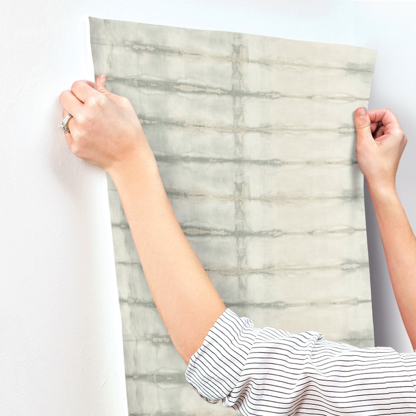 York Wallcoverings A-Street Prints Modulus Seafoam Geometric Stripe Wallpaper Graphics Modern Seafoam  Wallpaper - 4177-27728