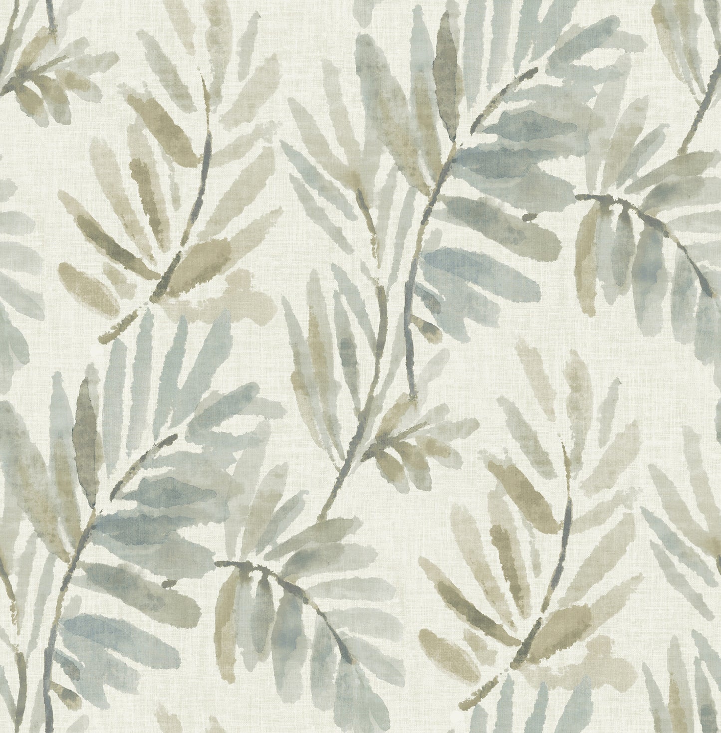 York Wallcoverings A-Street Prints Serenade Aqua Ferns Wallpaper Botanical Farmhouse Aqua  Wallpaper - 4177-27740
