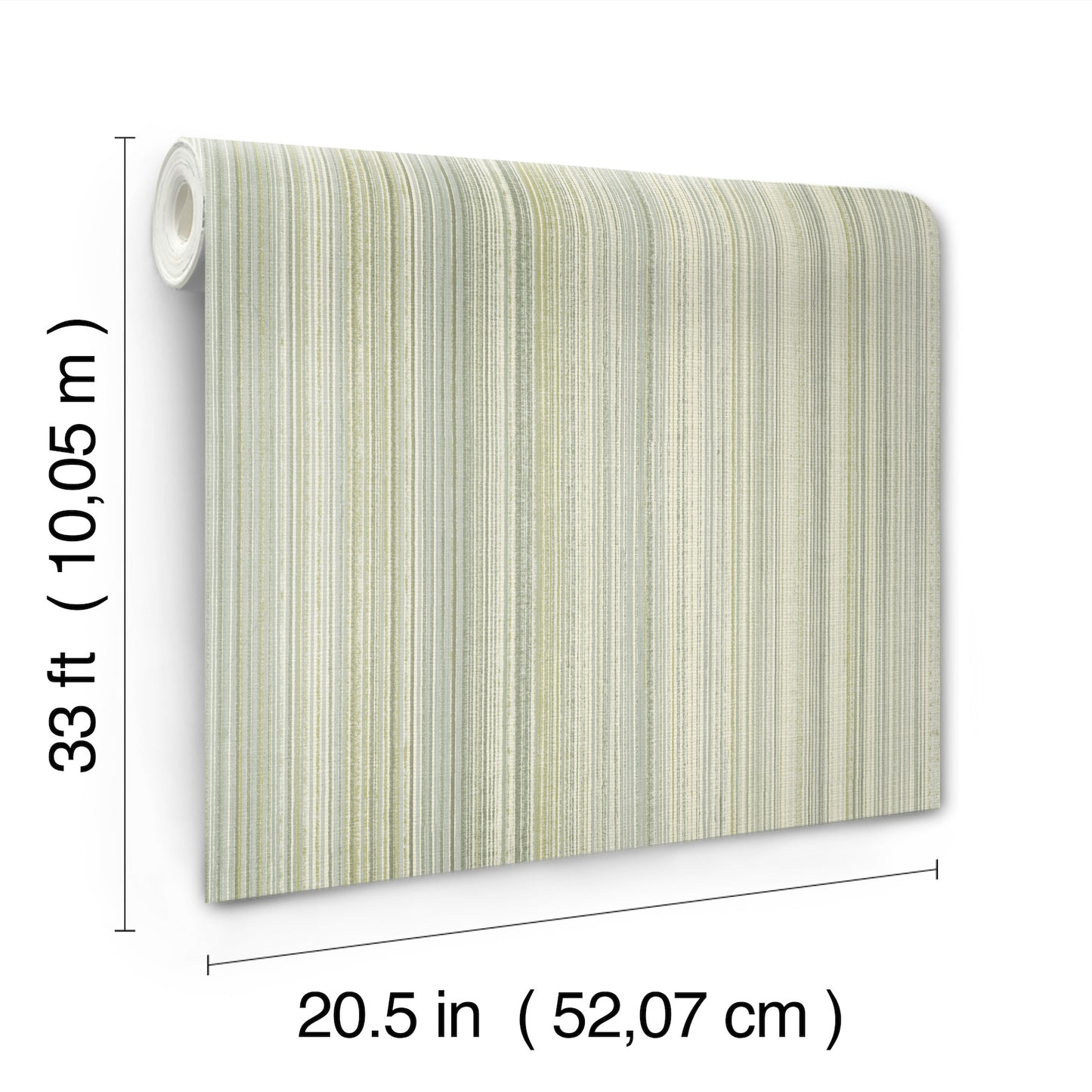 York Wallcoverings A-Street Prints Elan Sea Green Ombre Stripe Wallpaper Graphics Modern Sea Green  Wallpaper - 4177-27746