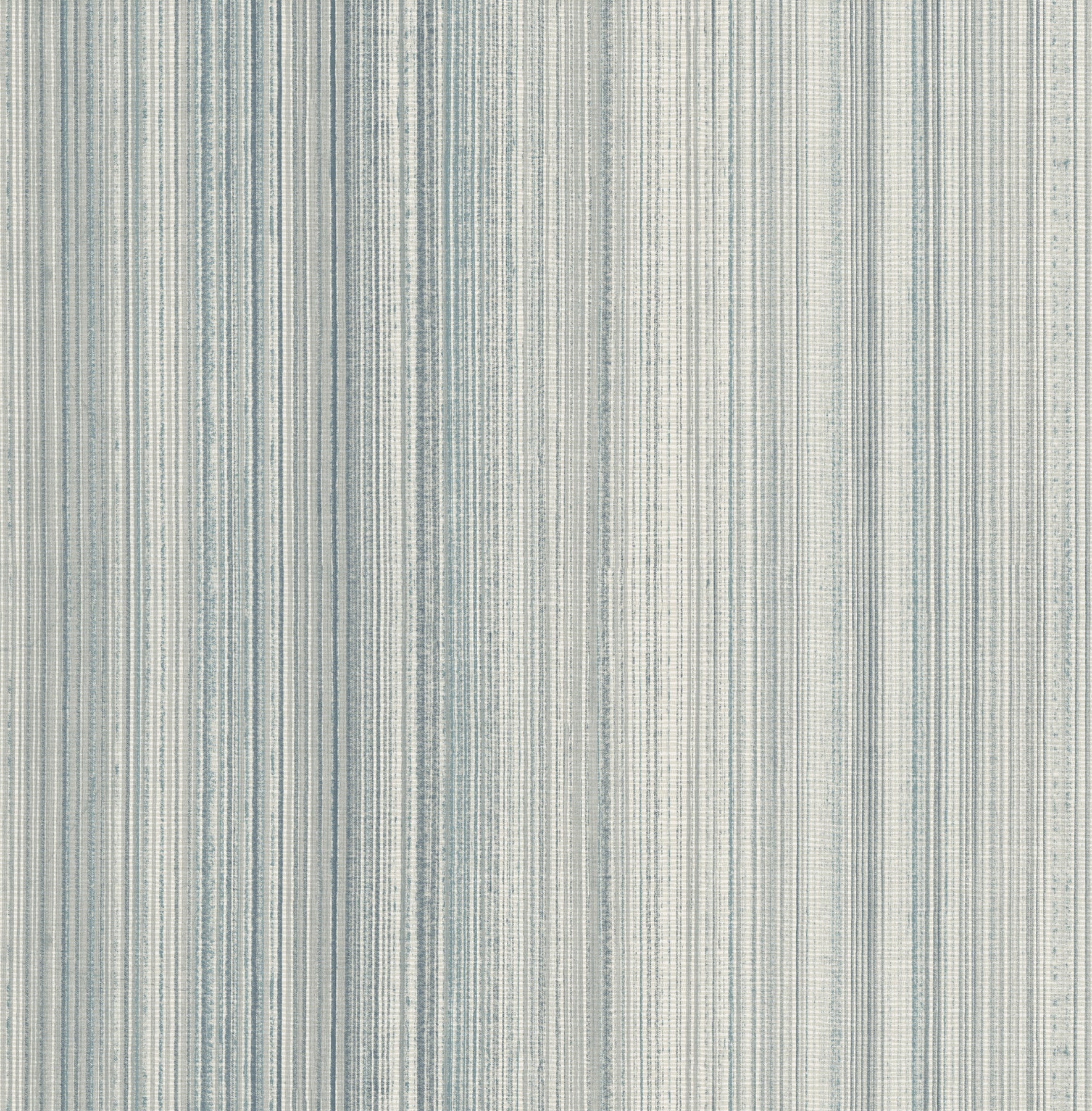 Soft blue and white vertical ombre stripe wallpaper with subtle texture; ideal for walls.